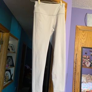 Light purple colored leggings